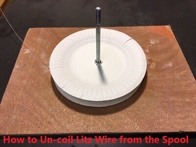 Litz wire 255/44 for Amateur & Crystal Radio coil Single layer insulation 100'