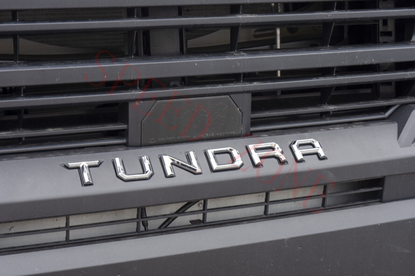 Chrome Black Emblem compatible TOYOTA 2022 2023 TUNDRA Front Grill Letters