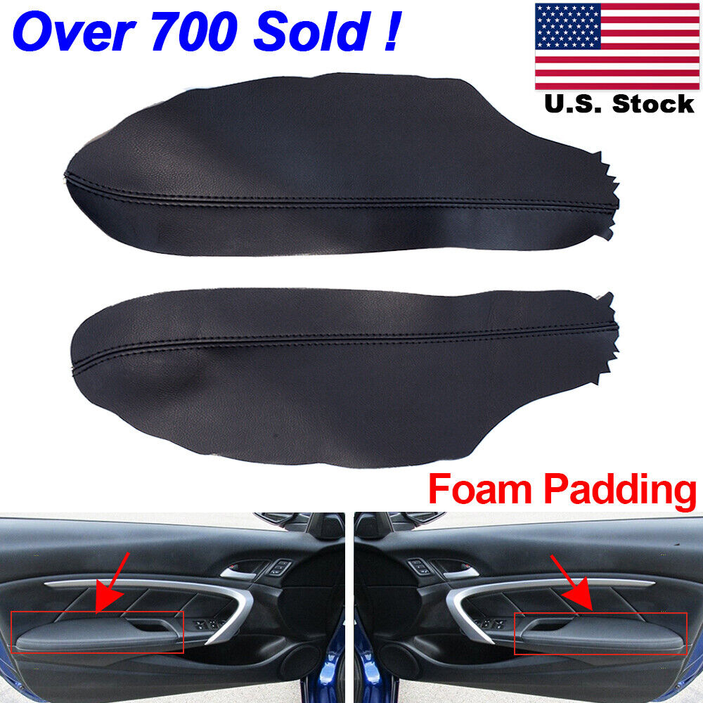 Leather Front Door Panels Armrest Cover for Honda Accord 2008-2012 ...