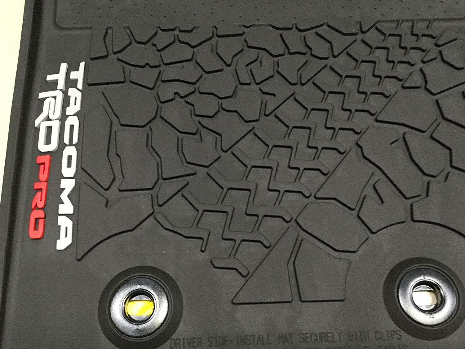 20162023 TOYOTA TRD PRO ALL WEATHER/RUBBER FLOOR MAT AUTO