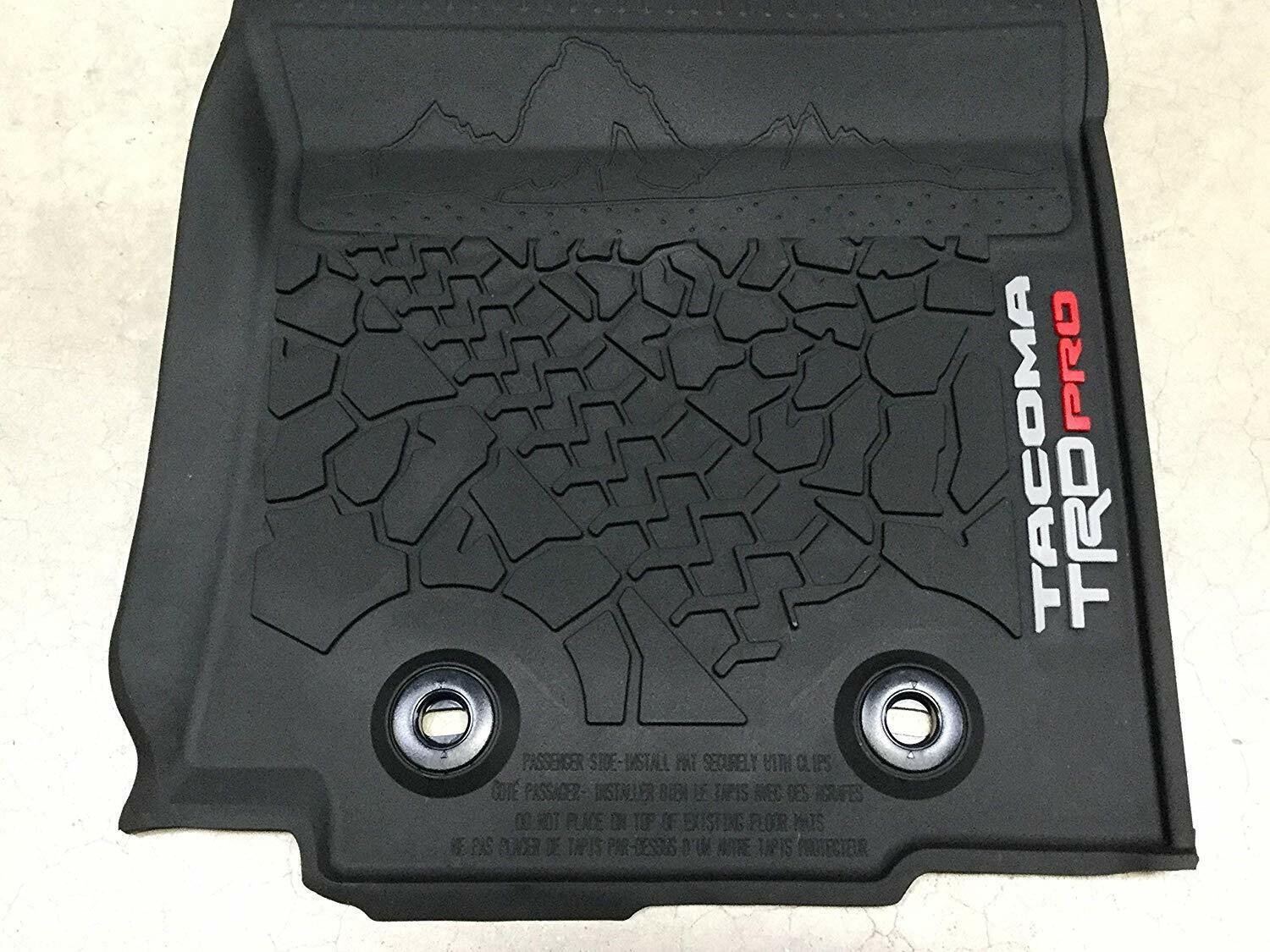 2016-2023 TOYOTA TACOMA TRD PRO ALL WEATHER/RUBBER FLOOR MAT AUTO