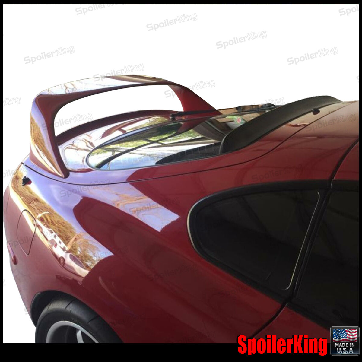284R Fits: Maserati Ghibli All 2014-On 284R Rear Roof Spoiler Window Wing