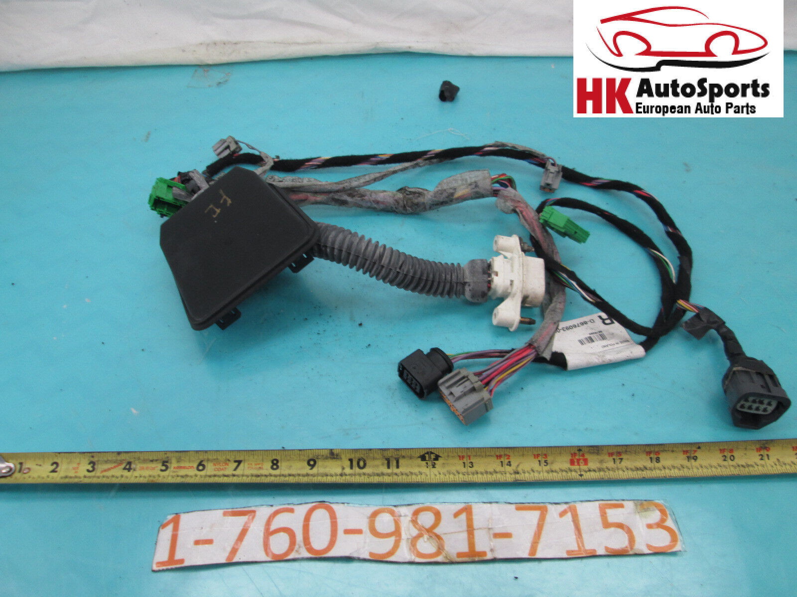 DOOR WIRE WIRING HARNESS FRONT RIGHT PASSENGER SIDE TURBO OEM VOLVO S60