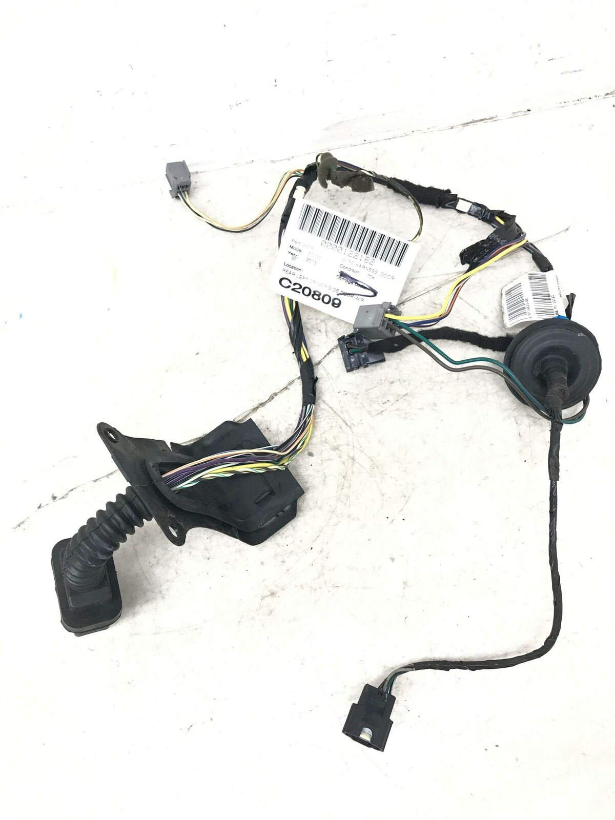 2011-2014 FORD EDGE REAR LEFT DRIVER SIDE DOOR WIRE WIRING HARNESS OEM 2014 Ford F150 Left Rear Door Wiring Harness