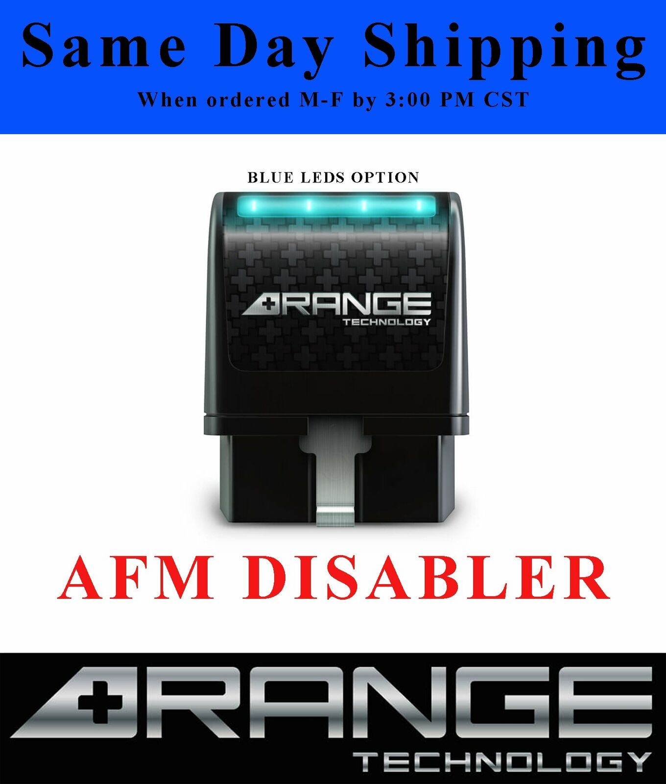 Range Technology Active Fuel Management AFM Disabler RA003 For GM Vehicles BLUE