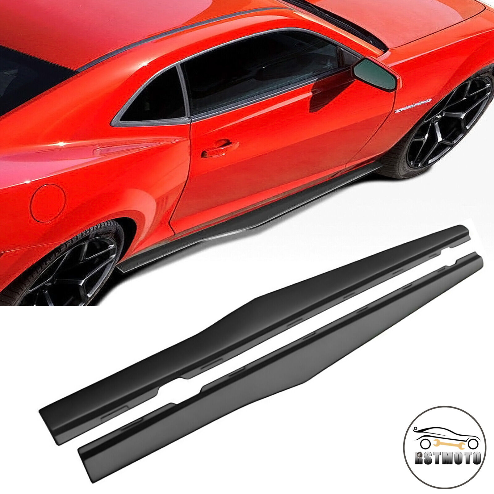 Side Skirts Rocker Panels Extension For 20102015 Chevy