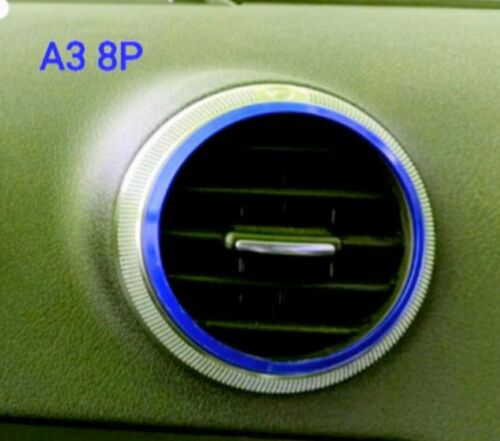 Audi A3 /S3 /8P Ble Air Vent Rings x 4